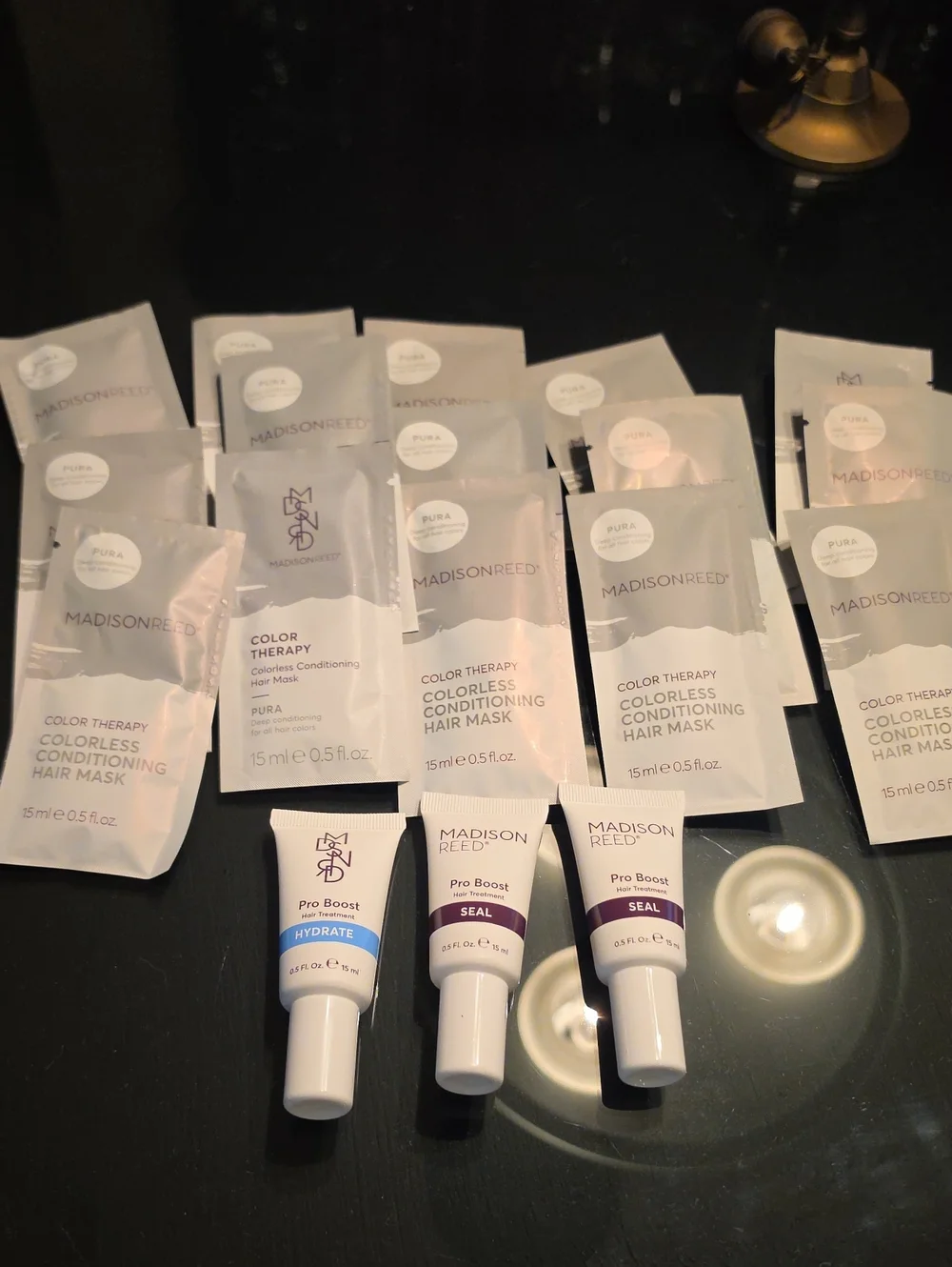 Madison Reed Pro Boost Seal & Hydrate Hair Treatments - Lot Of 18 Travel Size